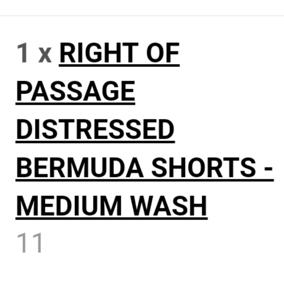 Distressed Jean Shorts from Fashion Nova - Picture 4 of 7